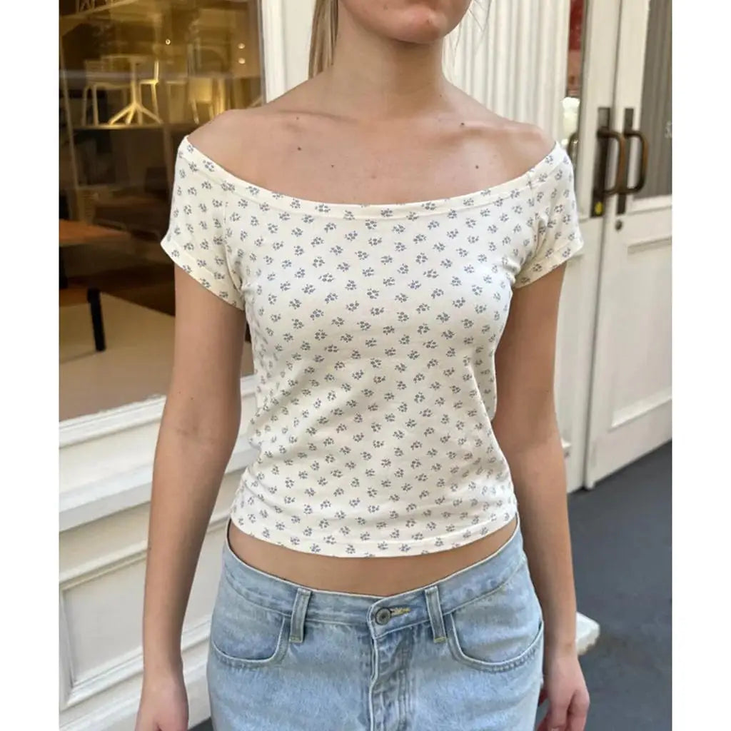 Floral Print Aesthetic Baby Strapless