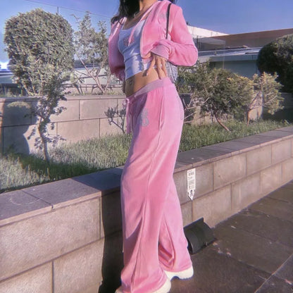 Bratz Rhinestone Velvet Hoodie