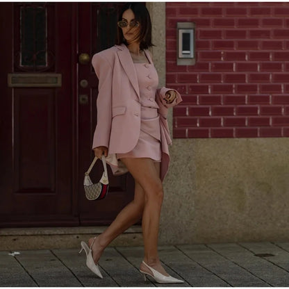 Slim Single Breasted Jacket Suit