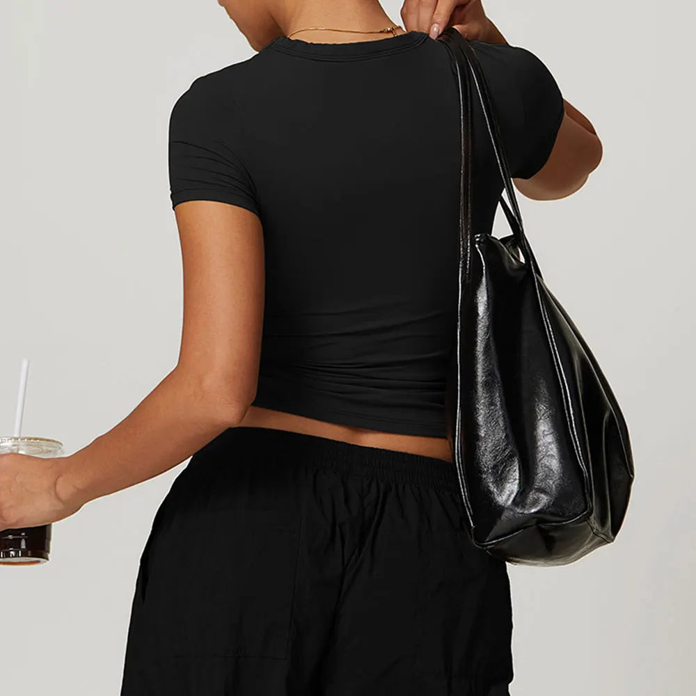 Push Up Quick Dry Gym T-shirt