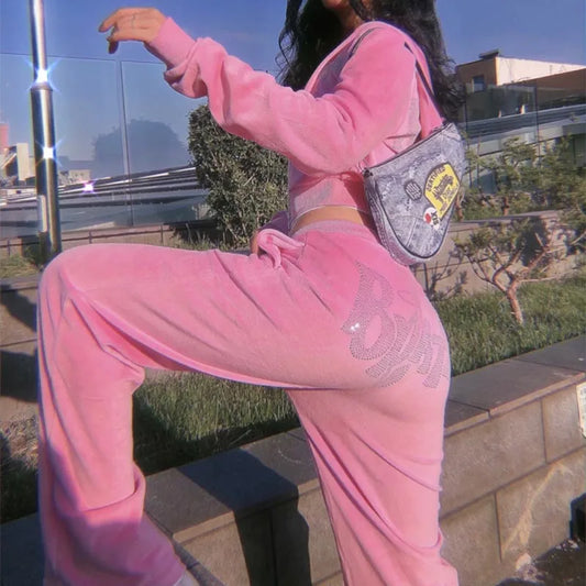 Bratz Rhinestone Velvet Hoodie