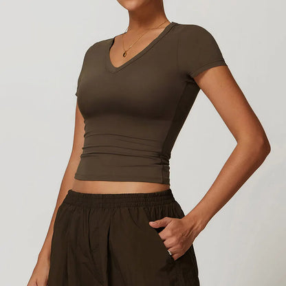 Push Up Quick Dry Gym T-shirt