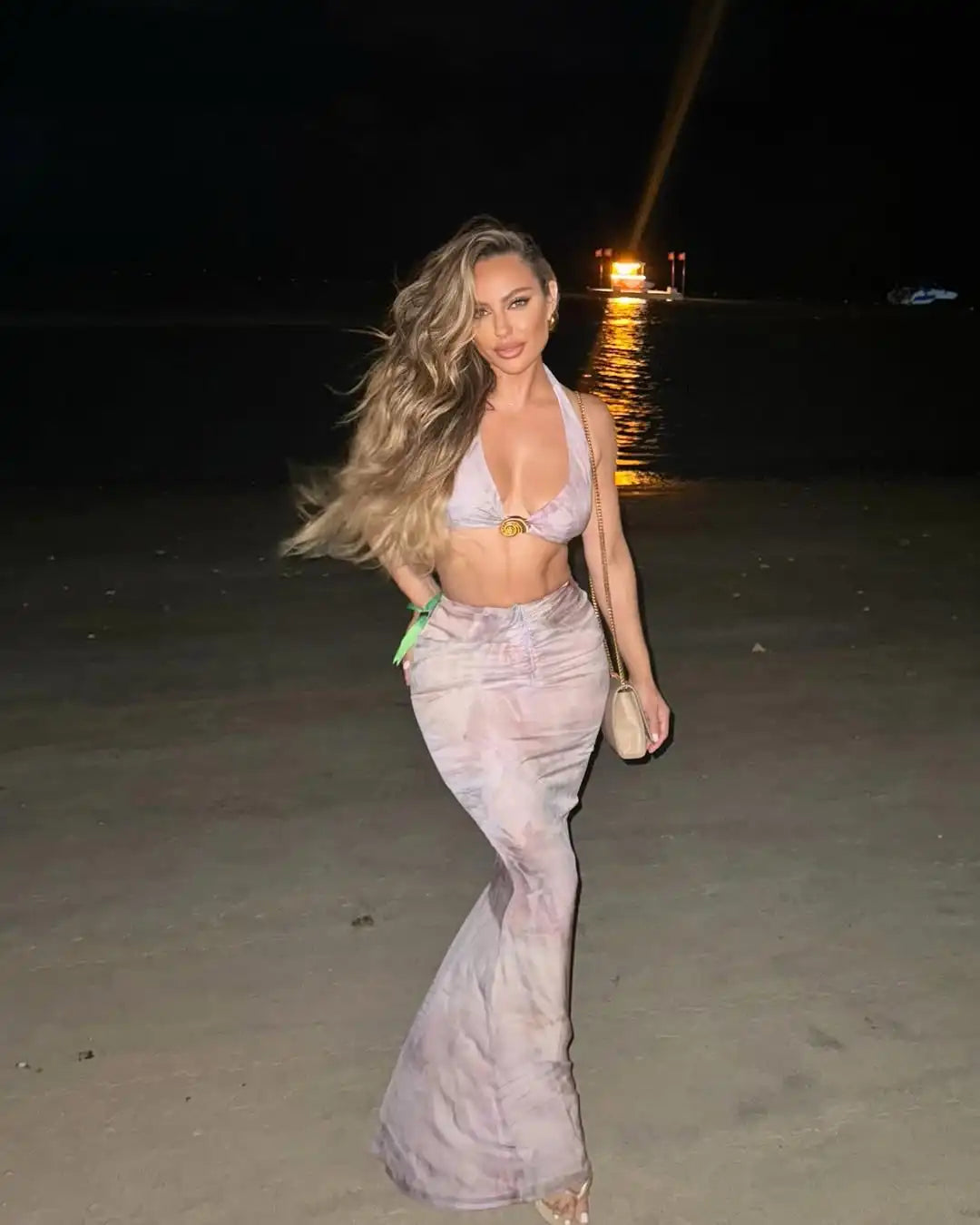 Halter Skirt Thong Sexy Three Piece Swim Sets