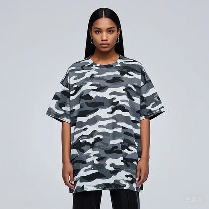 Camouflage Floral Summer T-shirt