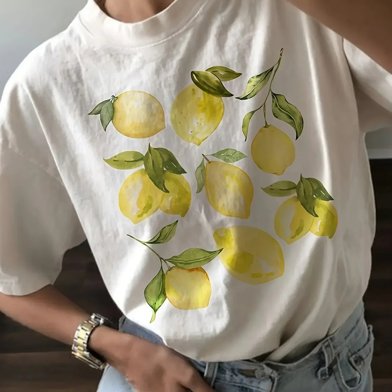 Lemon Botanical Print T-shirt