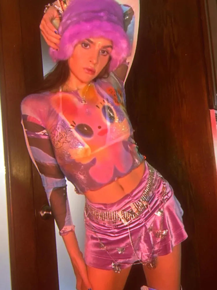 Summer Fashion Fairy Tale Sheer Top