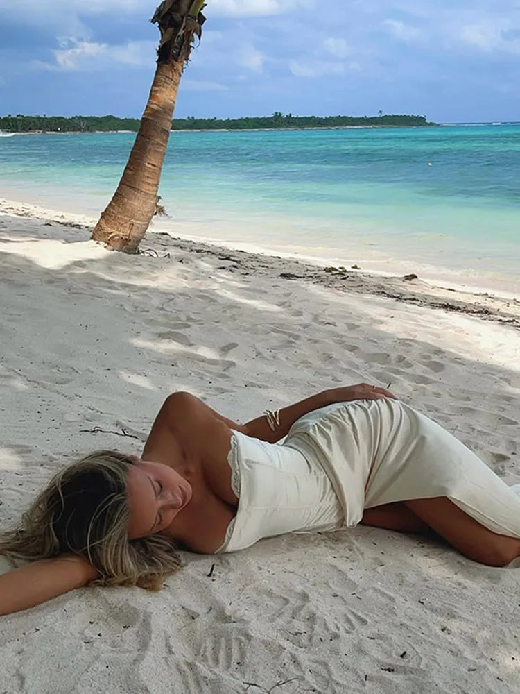 Solid Pleated Maxi Off Shoulder Silk Dress