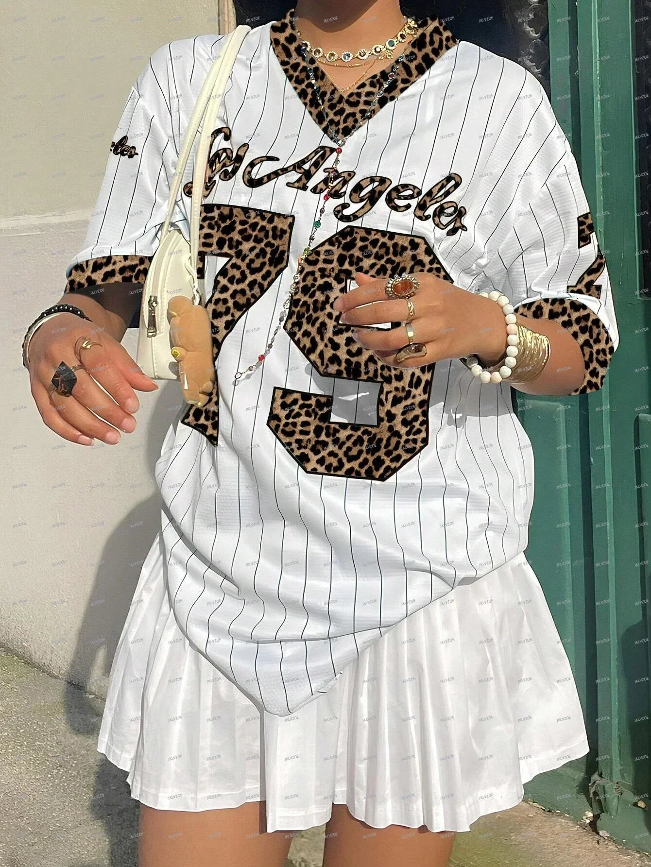 Los Angeles Graphic Stripe T-shirt