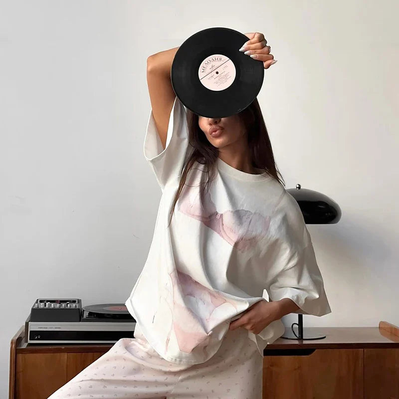 Hipster Underwear Print T-shirt