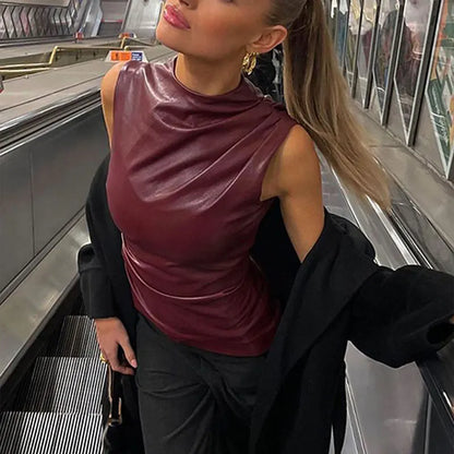 Sexy Sleeveless Bodycon High Street Cami Top