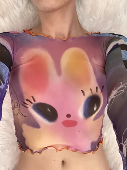 Summer Fashion Fairy Tale Sheer Top