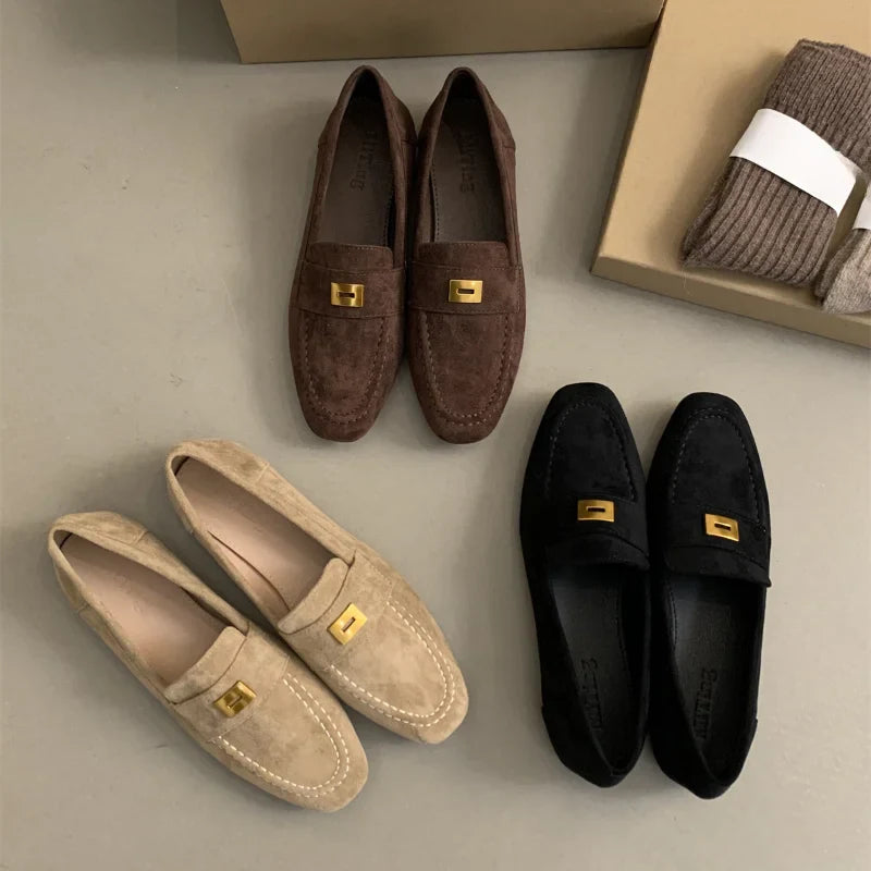 Retro Bowknot Tassels Flat Stiletto Pumps Fashion Party Dress Loafers