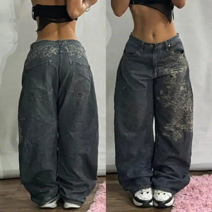 Vintage Washed Baggy Halloween Pants