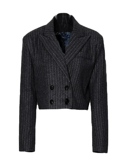 Patchwork Lace Casual Deep V Neck Long Sleeve Solid Slimming Elegant Fashion Blazer