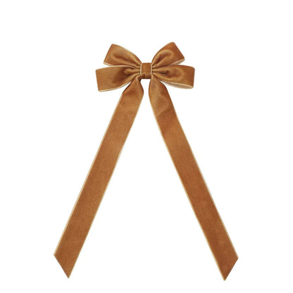 Large Velvet Wedding Long Ribbon Hair Accessory