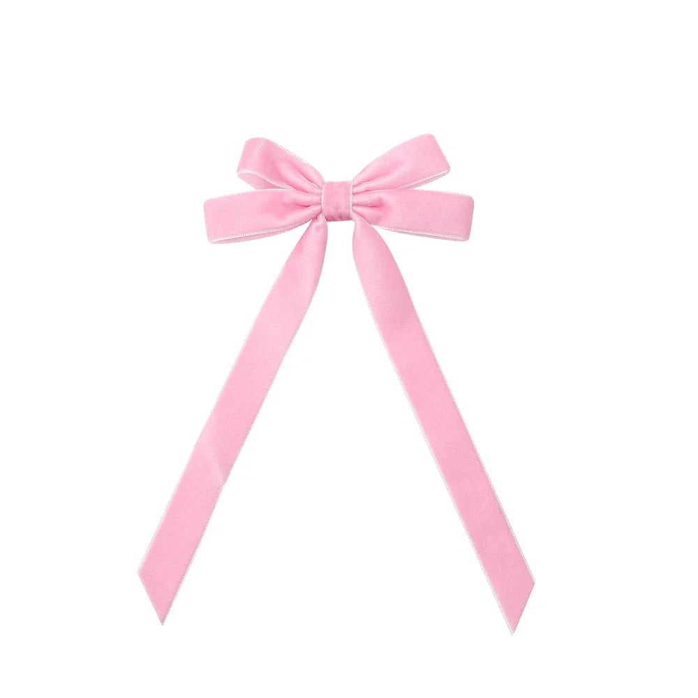 Large Velvet Wedding Long Ribbon Hair Accessory