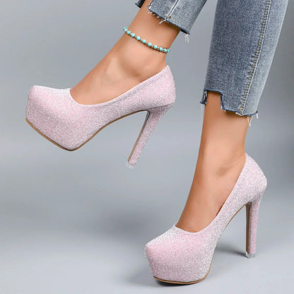Sexy Casual Plus Size Platform Luxury Wedding Party High Heel