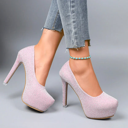 Sexy Casual Plus Size Platform Luxury Wedding Party High Heel