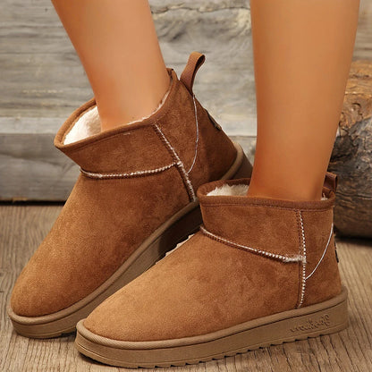 Non-slip Wear-resistant Thickened Comfortable Medium Tube Snow Boot