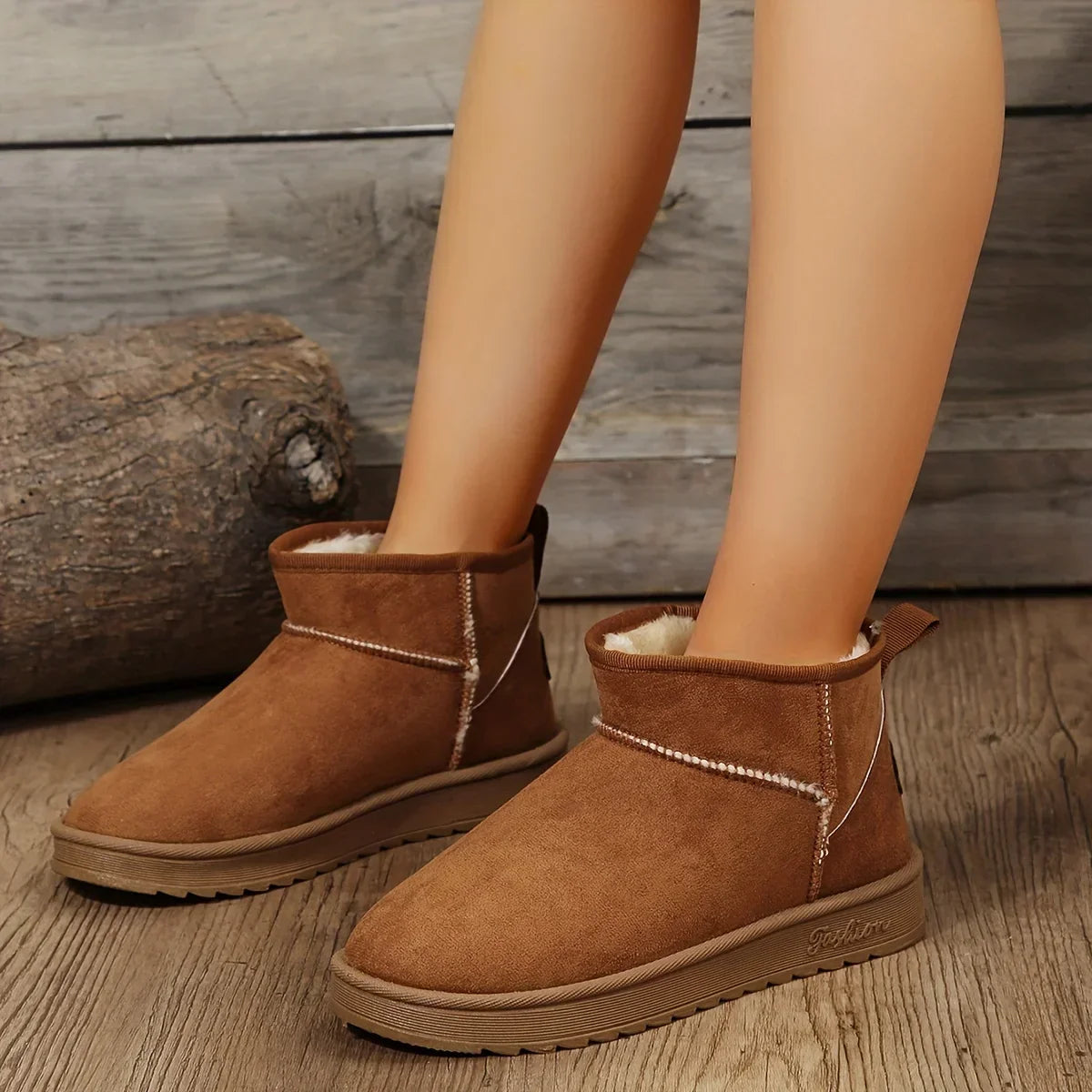 Non-slip Wear-resistant Thickened Comfortable Medium Tube Snow Boot