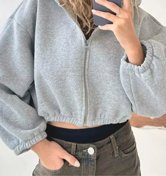 Solid Color Fashion Hoodie