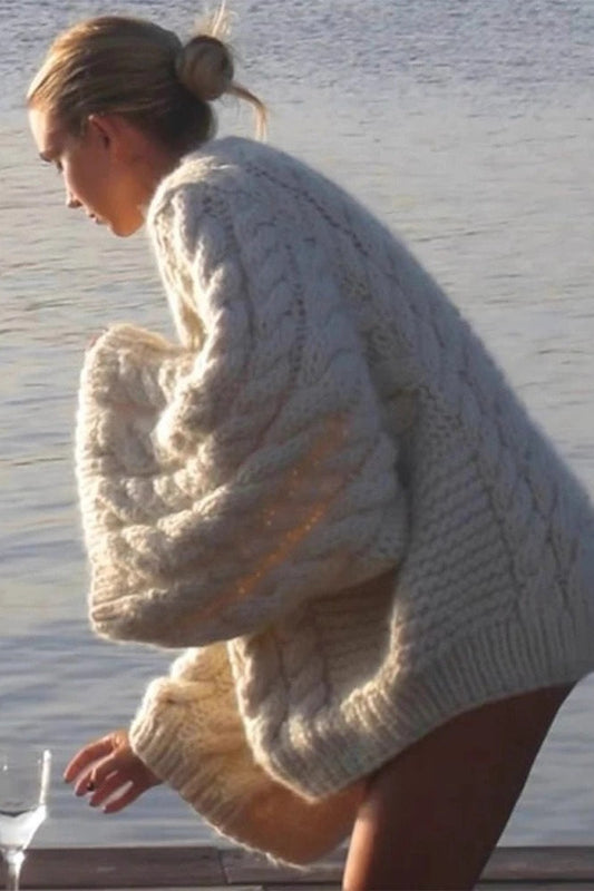 Vintage Loose Fit Knit Sweater
