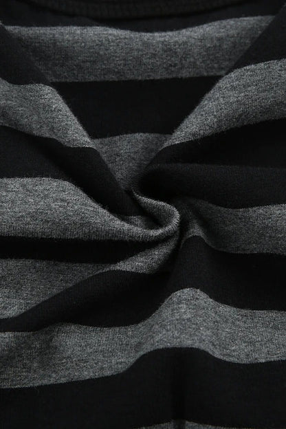 Gothic Stripe Crop T-Shirt