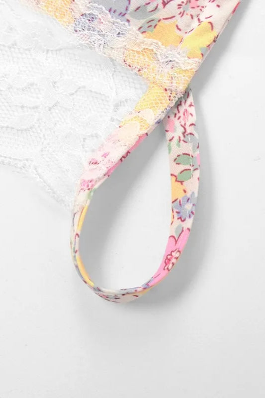 Elegant Backless Bodycon Floral Dress