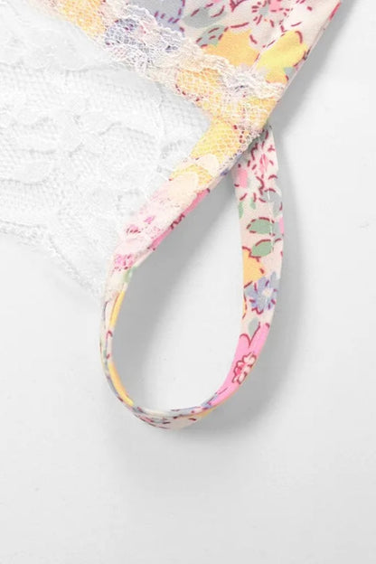 Elegant Backless Bodycon Floral Dress