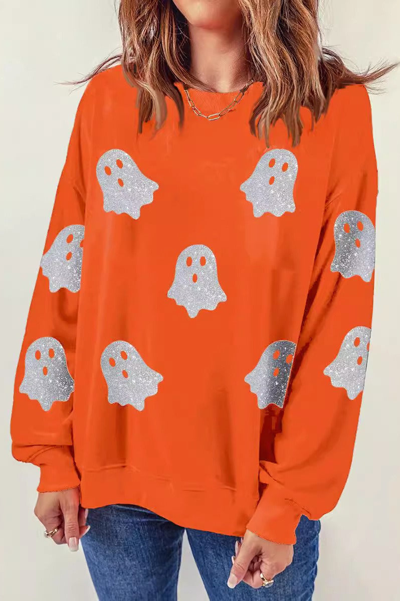 Halloween Glow-in-the-Dark Ghost Hoodie