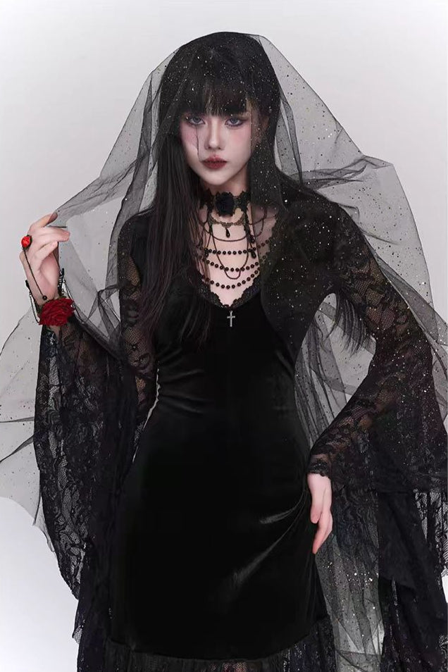 Dark Gothic Halloween Dress