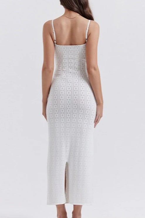 Knit Cami Cutout Sexy Fashionable Sweater Dress