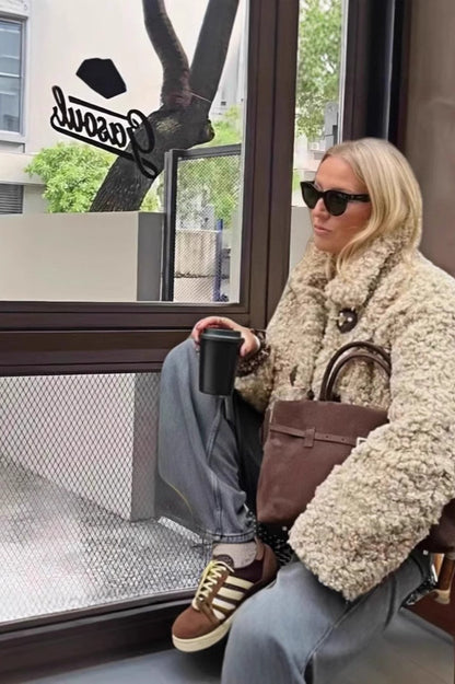 Fleece Toggle Short Coat