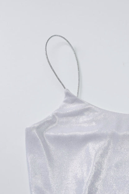 Ruched Twist Detail Slip Dress