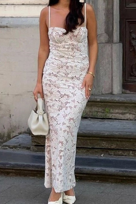 Sexy Bodycon Cami Lace Dress