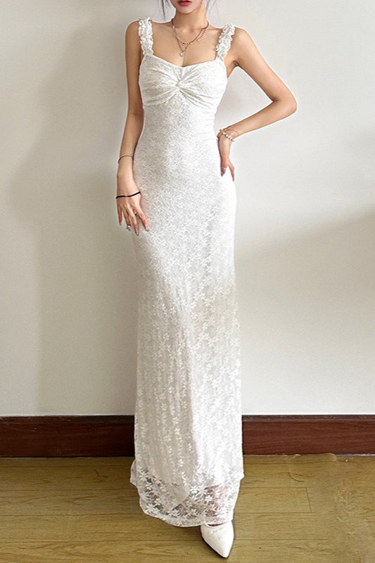 Sleeveless High Waist Maxi Dress