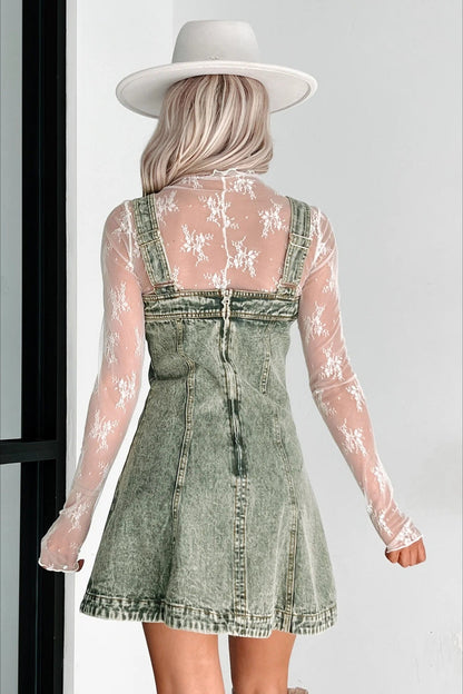 Strappy Slim Fit Denim Dress