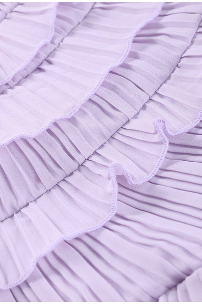 Crinkle Halter Slip Dress