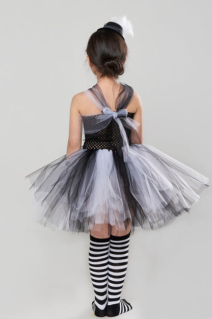 Striped Skeleton Kid Halloween Costume