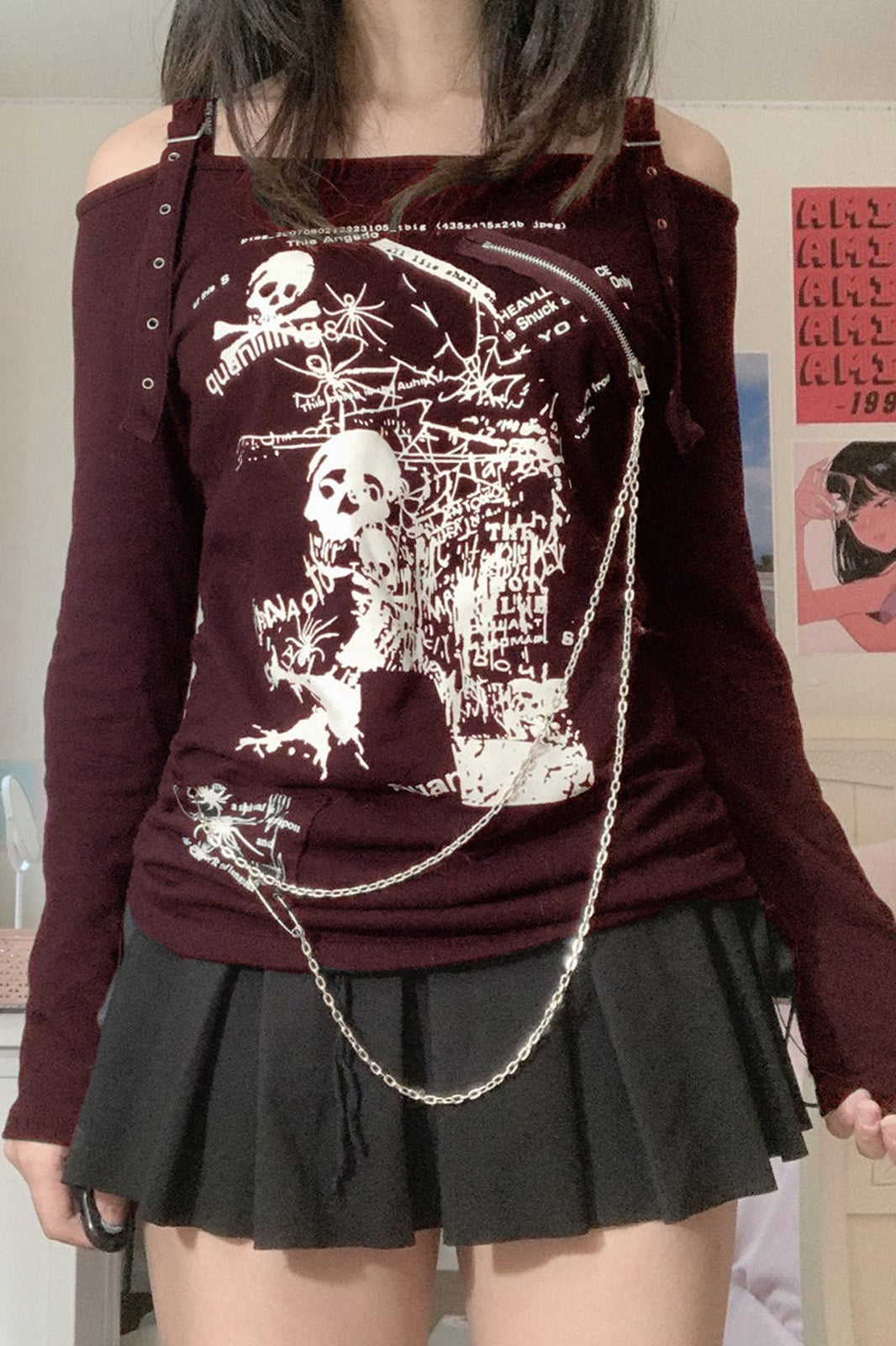 Halloween Skull Spider T-Shirt