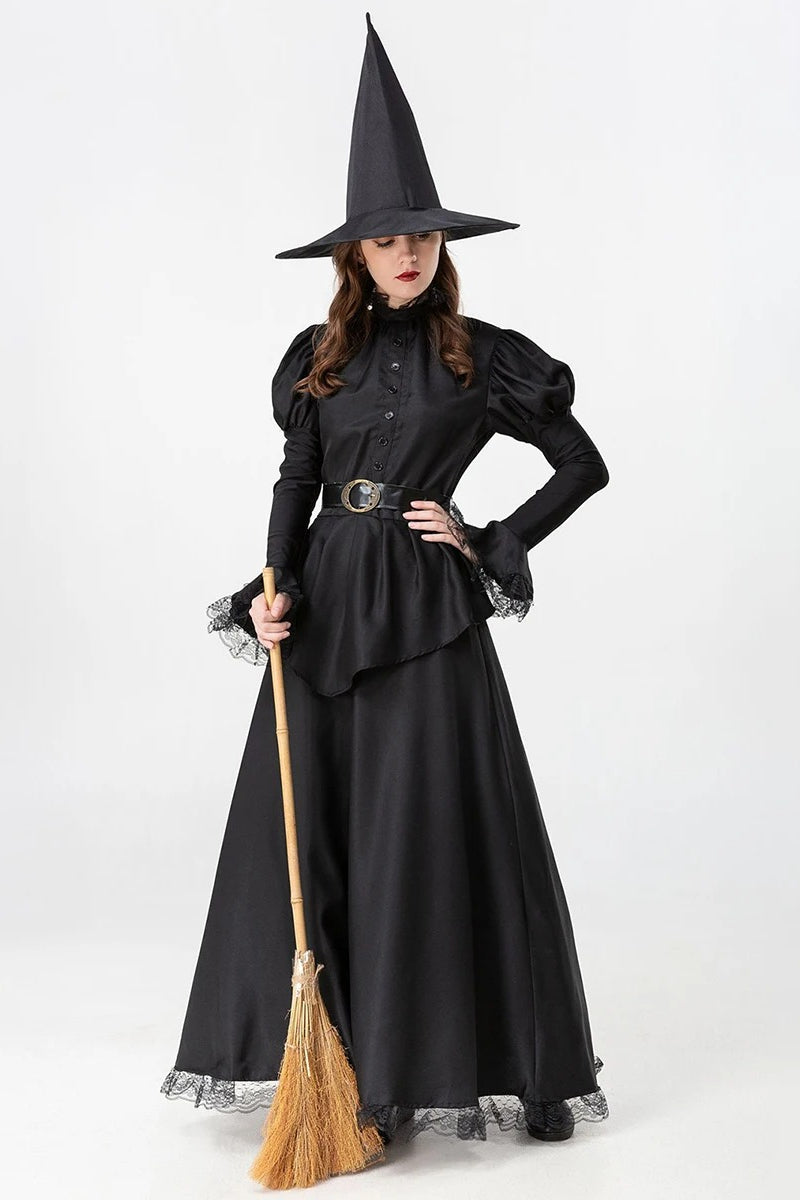Flared Sleeve Witch Halloween Costume