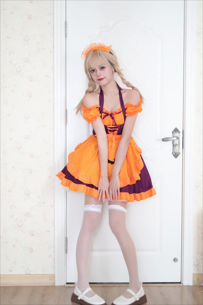 Vampire Bat Maid Cosplay Halloween Costume