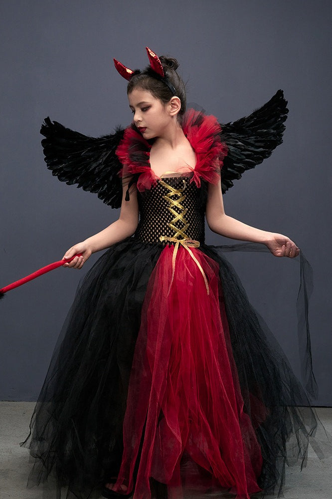Vampire Devil Dress Kid Halloween Costume