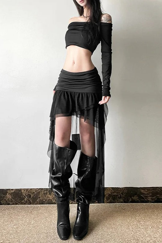 Halloween Goth Party Skirt
