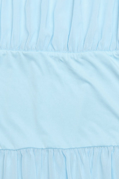 Sultry Sheer Insert Slip Dress