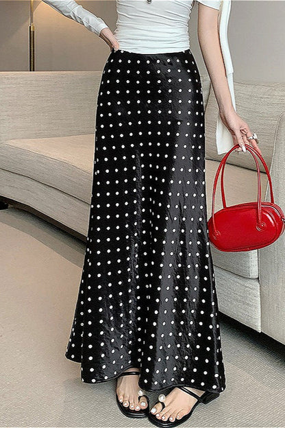 French Style Polka Dot Skirt