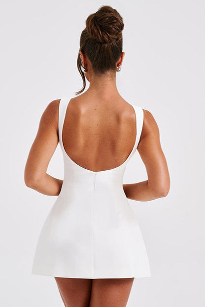 Fitted Sleeveless A-Line Work Dress