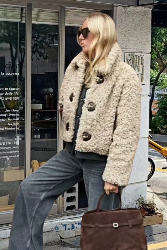 Fleece Toggle Short Coat