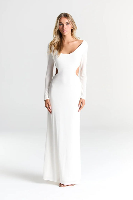 Chic Chain Accent Party Dress