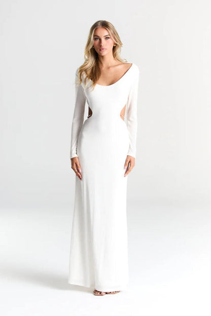 Chic Chain Accent Party Dress